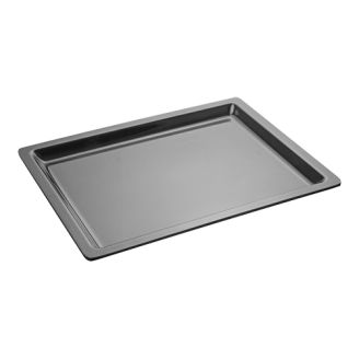 GN bak melamine zwart 1/2 GN - 20 mm