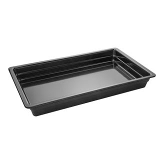 GN bak melamine zwart 1/1 GN - 65 mm