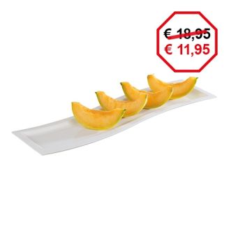 serveerplateau sinus 2/4 wit