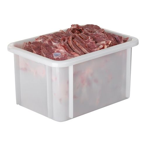 stapelbak kunststof wit 15lt.