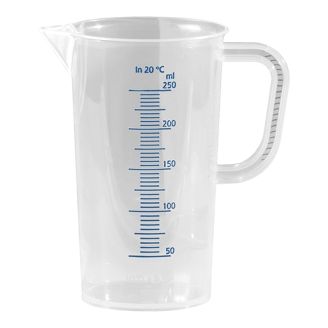 maatbeker kunststof 250 ml