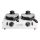CaterChef chocolade/sauzen warmer - 2-pans, 2x 700 ml
