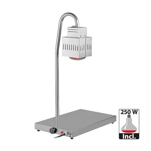 Warmhoudplaat met warmhoudlamp 1/1 GN