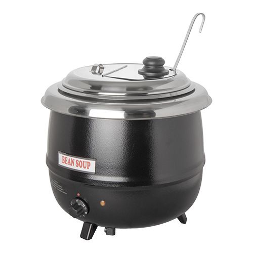 Bistro soepketel - 13 liter, zwart