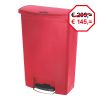 Pedaalafvalbak - 87 liter - Rood