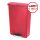 Pedaalafvalbak - 87 liter - Rood