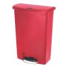 Pedaalafvalbak - 87 liter - Rood
