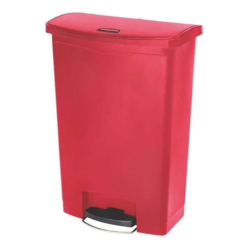 Pedaalafvalbak - 87 liter - Rood