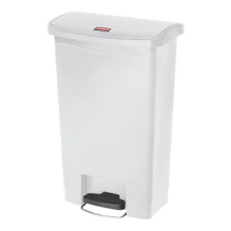 Pedaalafvalbak - 87 liter - Wit