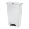 Pedaalafvalbak - 87 liter - Wit