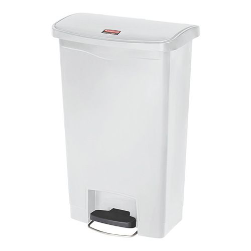 Pedaalafvalbak - 87 liter - Wit