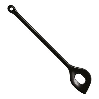 Lepel met gat, zwart 310 mm