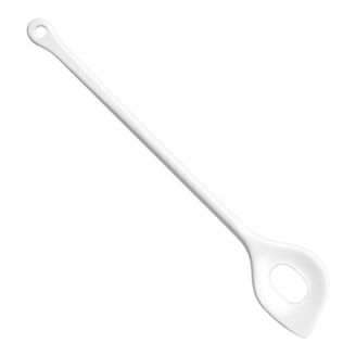 Lepel met gat, wit 310 mm