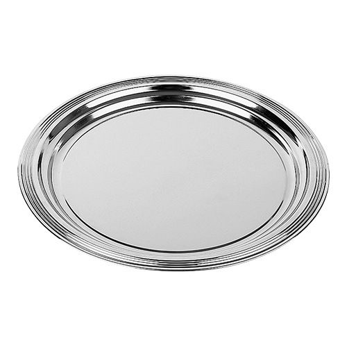 EMGA Partyplateau verchroomd rond Ø 35 cm