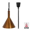 EMGA warmhoudlamp aluminium - brons