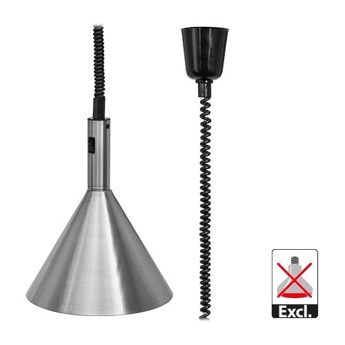EMGA warmhoudlamp aluminium