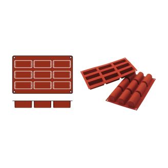 Silikomart Bakmat 1/3 GN blister verpakking midi bûche
