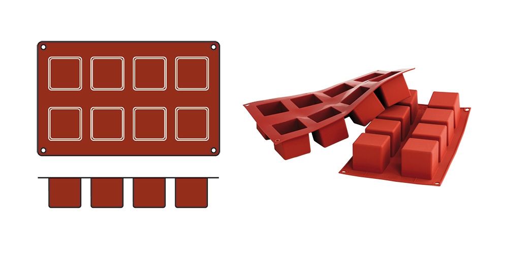 Silikomart Bakmat 1/3 GN blister verpakking