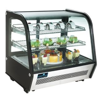 CaterCool koelvitrine - 120 liter, gebogen
