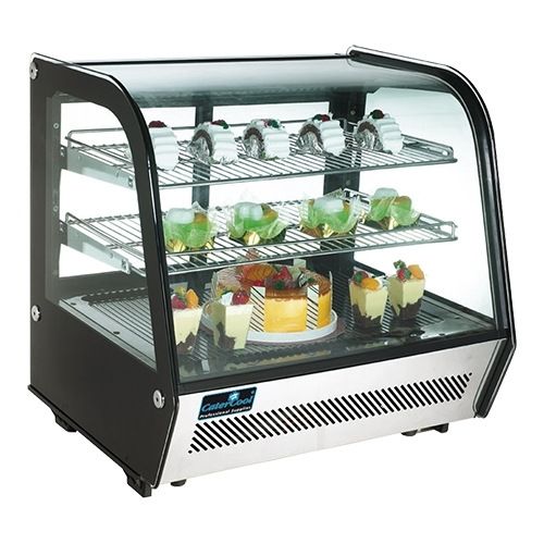 CaterCool koelvitrine - 120 liter, gebogen