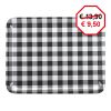 Roltex dienblad Self Antraciet geruit - 460x360 mm