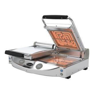 Unox SpidoCook keramische contactgrill - 2x 250x250 mm, glad