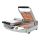 Unox SpidoCook keramische contactgrill - 2x 250x250 mm, glad