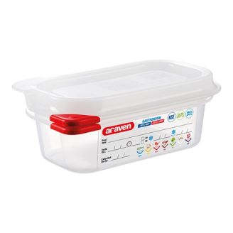 Araven kunststof gastronorm bak 1/9 GN - 65 mm