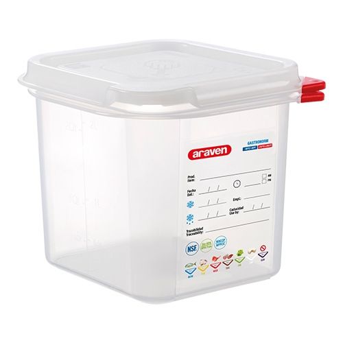 Araven kunststof gastronorm bak 1/6 GN - 150 mm