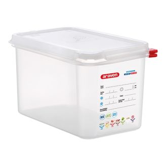 Araven kunststof gastronorm bak 1/4 GN - 150 mm