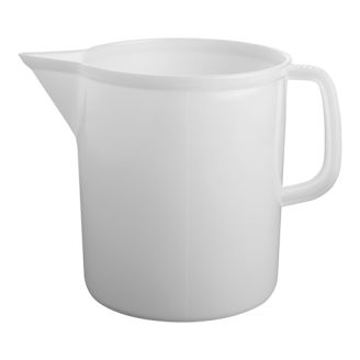 Kunststof maatbeker wit 3,0 liter
