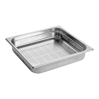 RVS gastronorm bak geperforeerd 2/3 GN - 65 mm