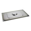 RVS Deksel met silicone afdicht rand 1/1 GN