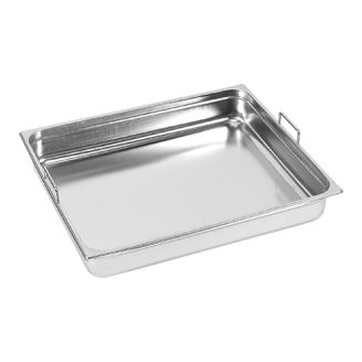 RVS gastronorm bak met greep 2/1 GN - 150 mm