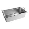 RVS gastronorm bak met greep 1/1GN - 150 mm