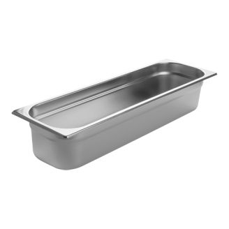 RVS gastronorm bak 2/4 GN - 100 mm
