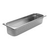RVS gastronorm bak 2/4 GN - 100 mm