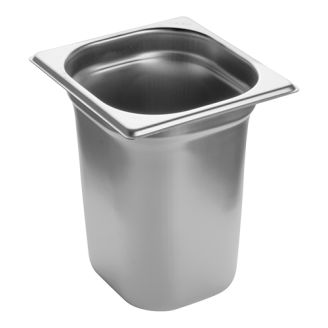 RVS gastronorm bak 1/6 GN - 200 mm