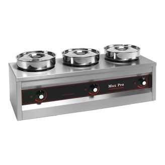 MaxPro foodwarmer - 3 pannen