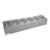 EMGA Garneerunit RVS Model 6x 1/6 GN