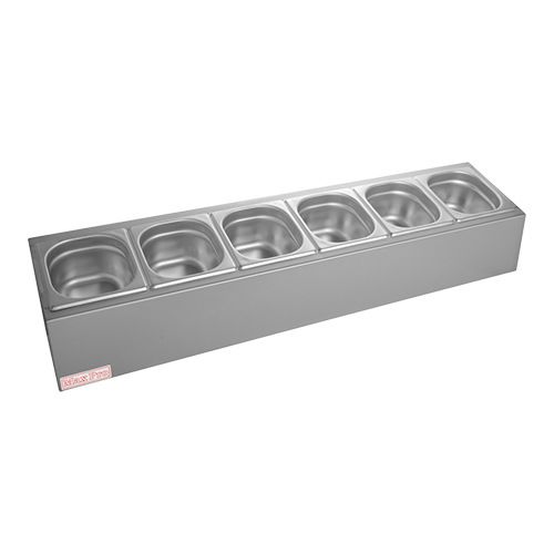 EMGA Garneerunit RVS Model 6x 1/6 GN