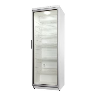 Exquisit koelkast glasdeur - 350 liter, wit