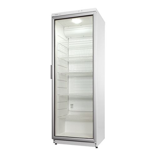 Exquisit koelkast glasdeur - 350 liter, wit