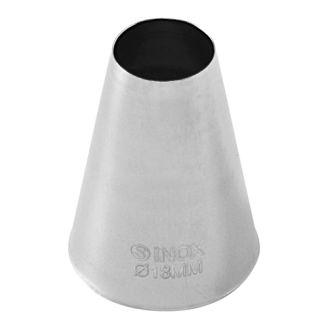 EMGA RVS spuitje glad Ø18 mm