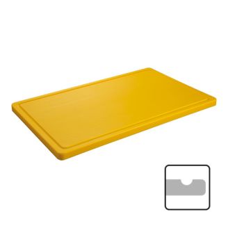 CaterhChef snijblad polyethyleen geel geul 530x325x20 mm