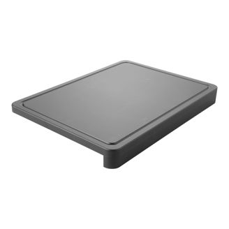 Trancheer/buffetplank+geul polyethyleen zwart