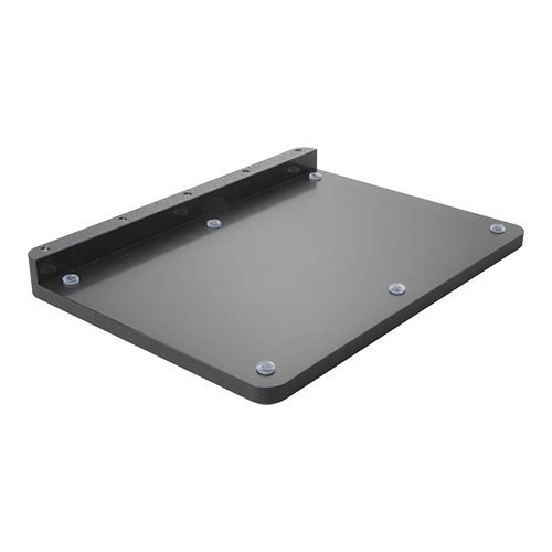 Trancheer/buffetplank+geul polyethyleen zwart