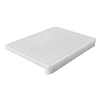 Trancheer/buffetplank+geul polyethyleen wit