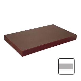 Snijblad polyethyleen bruin glad 500x300x40 mm