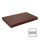 Snijblad polyethyleen bruin glad 500x300x40 mm